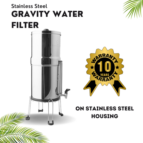 Gravity Water Filtration System | GravityPlus™ Cartridges | Vision Tap | SS Stand