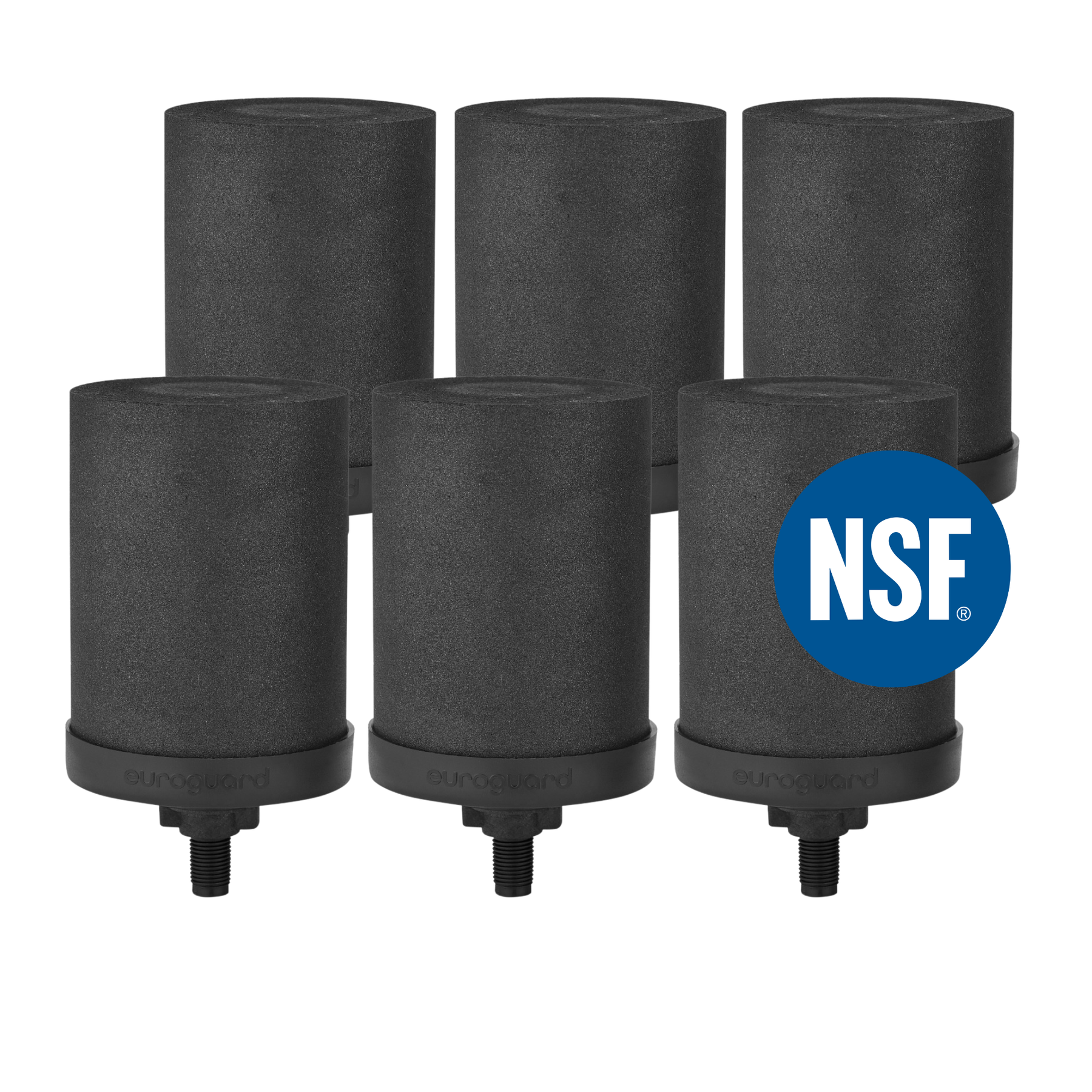 Filtros de carbón ionizado activado premium 2X para filtros de agua por gravedad. También compatibles con Berkey BB9 y otros filtros de marca.