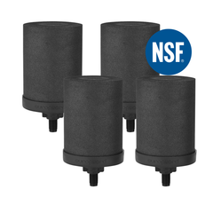 Filtros de carbón ionizado activado premium 2X para filtros de agua por gravedad. También compatibles con Berkey BB9 y otros filtros de marca.