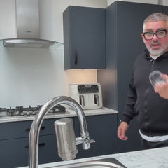 euroguard Stainless Steel Tap Water Filter & & Kitchen Faucet Purifier System - Patented CeraCore by euroguard